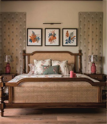 Rattan Bed